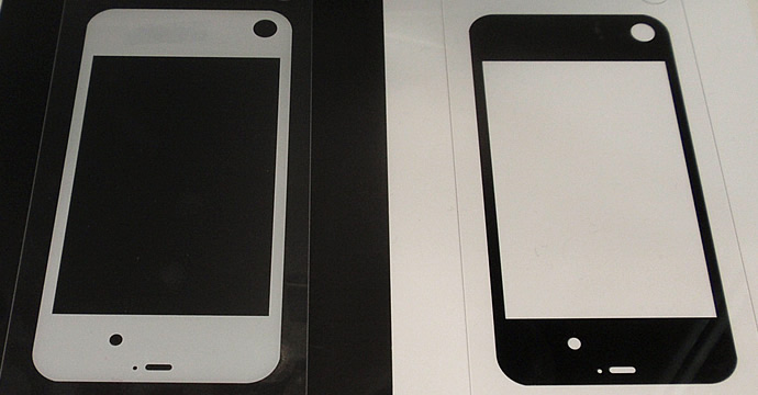 智能手机的边框上各种各样的尺寸(最小直径1mm左右)的圆镂空印刷的例子。
